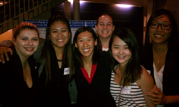 Left to right: Liz Newman, Sherrlyne Apostol, Lauren Kong, Kate Lee Newcomb, Minnie Vo, Sing Hung (Photo taken by Jared Young)