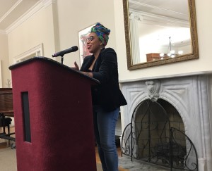 Poet Morgan Parker candidly spoke about topics such as  mental health an d the historically white popularized canon of poetry during the Contemporary Writer's Series  event.